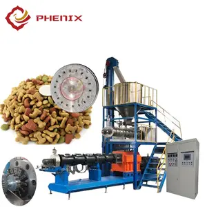 Fully automatic dry pet dog food pellet extruder machine/plant/production line