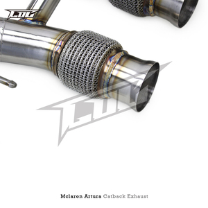 ท่อไอเสียหลังแบบตรงรุ่นสำหรับ McLaren Artura Spider 3.0T ปี 2023-2025 Boska SUS304 OEM วาล์ว Axleback พร้อมปลายท่อไทเทเนียม - Product Image 2