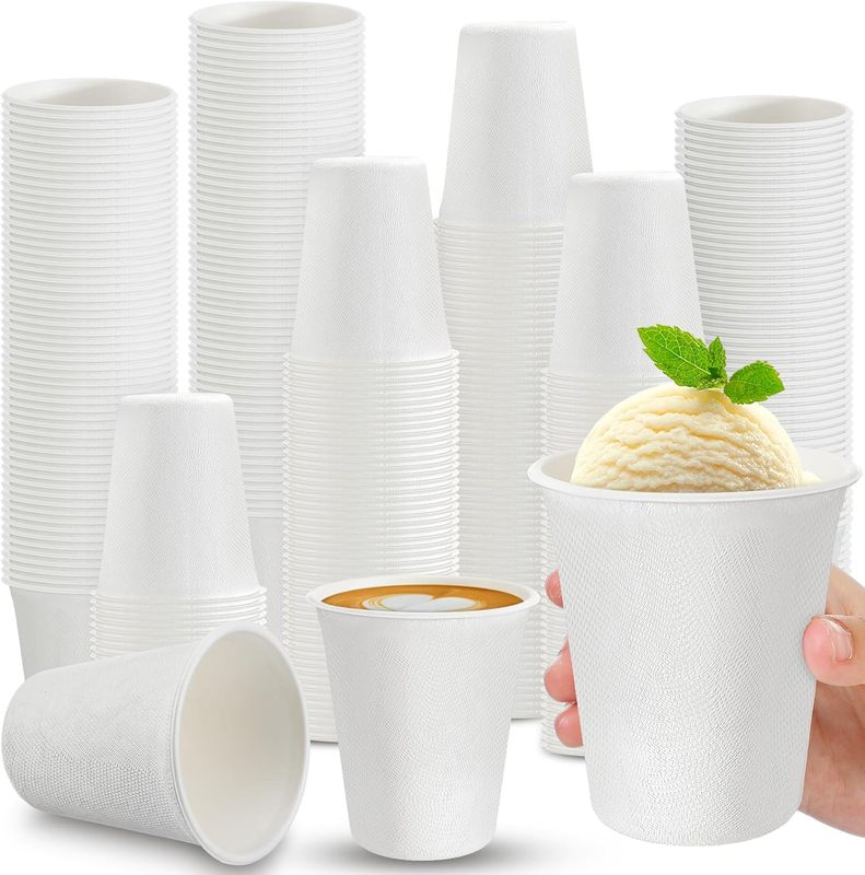 Eco Friendly Compostable Bagasse Paper Cup