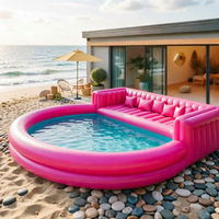 Piscine gonflable Dawb pour jardin et bar de piscine, prix usine 2026, en PVC 0,55 mm, taille et couleur personnalisables, pour la location