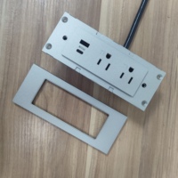 Stop Kontak, Soket Listrik, Dua Stop Kontak, Dua Port USB, Kabel Ekstensi 1,5 meter, Cocok untuk Berbagai Situasi.