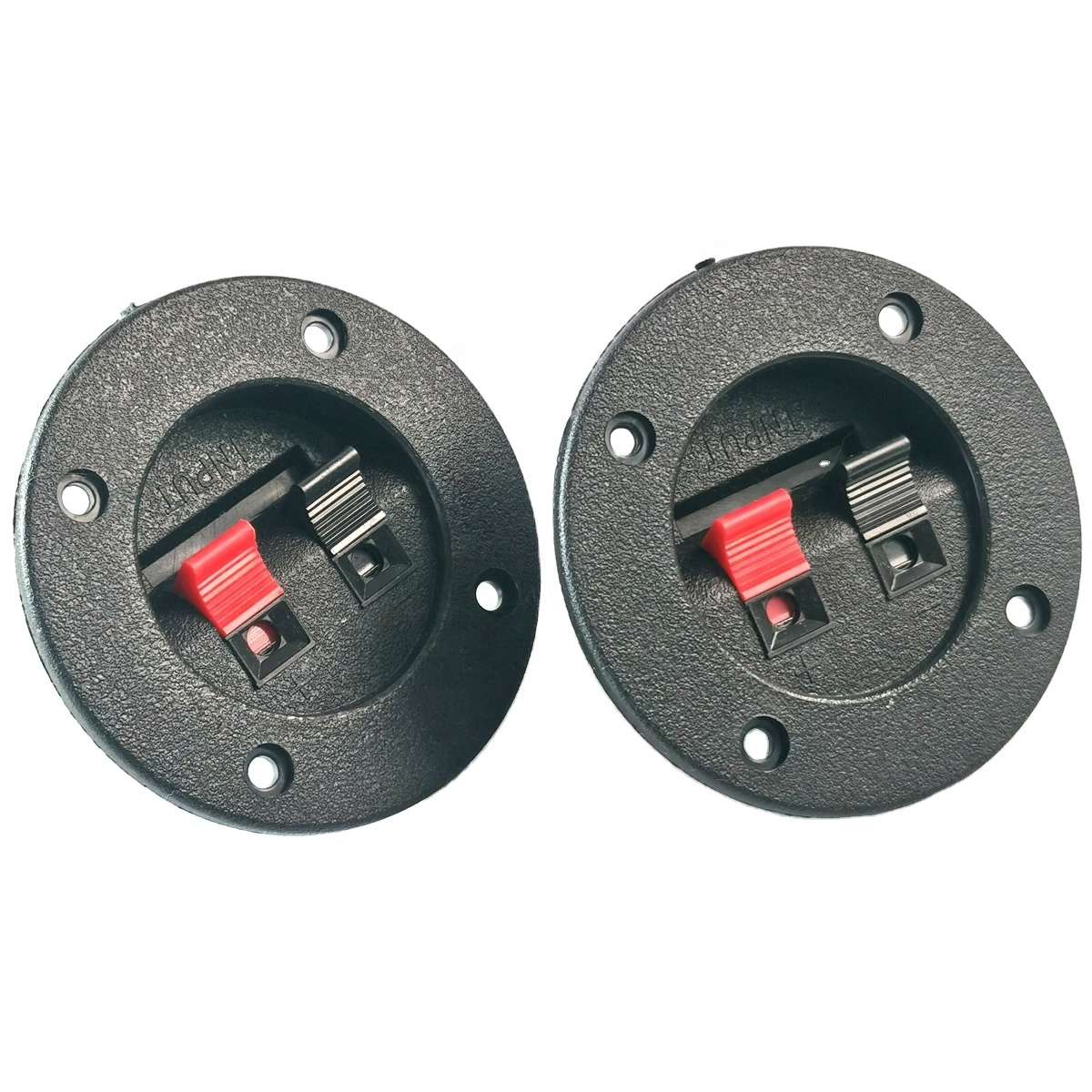 4 Copper Binding Post Terminal Cable Connector Speaker Terminal