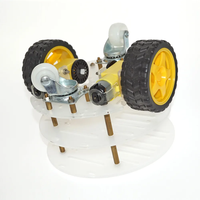 OKY5026-1 Kit de châssis de voiture robot intelligent bricolage encodeur de vitesse 2WD pour Kit de démarrage éducatif