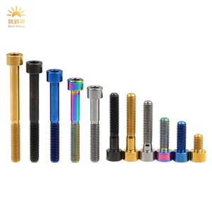 Vis à tête hexagonale en titane Gr1 Gr2 toutes tailles M2 M3 <span class=keywords><strong>M5</strong></span> M6 M8 <span class=keywords><strong>ISO</strong></span> <span class=keywords><strong>4762</strong></span>/ DIN912 - Product Image 3