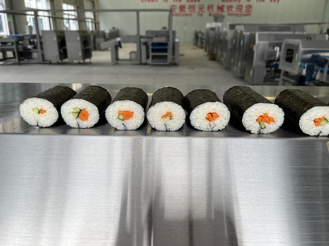 Sushi Roll Production Line, Automatic Maki Kimbap Making Equipment