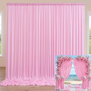 Tirai Latar Belakang Putih Bebas Kerut untuk Pernikahan, Baby Shower, Pesta Ulang Tahun, Dekorasi Latar Belakang Fotografi - Product Image 2