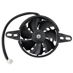 GOOFIT 12V DC Radiateur de <span class=keywords><strong>moto</strong></span> <span class=keywords><strong>Ventilateur</strong></span> de refroidissement pour 150cc 200cc 250cc Refroidi par eau 4 Wheeler ATV Dirt Pit Bike CRF KLX 250 - Product Image 1