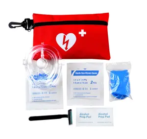 Kits De Primeiros Socorros Do Bolso Do Resgate De AED Para Treinamento Cpr Kit De Primeiros Socorros Cpr Resuscilator Rescue