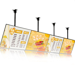 Caisson lumineux flottant ultra mince à LED pour restaurant et boutique Caisson lumineux magnétique à LED suspendu au plafond - Product Image 2