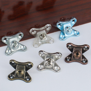 Soporte de Esquina en Forma de Mariposa, Placa Conectora de Metal Multicolor para Muebles, Soporte para Gabinetes, Armarios, Mesas y Sillas - Product Image 2