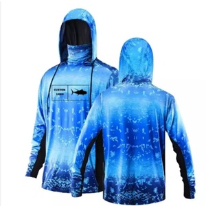 เสื้อฮู้ดดี้ป้องกันแสงแดด UPF 50+ สำหรับผู้ชาย แขนยาว น้ำหนักเบา ป้องกันรังสียูวี เหมาะสำหรับกิจกรรมกลางแจ้ง เดินป่า ตกปลา - Product Image 3