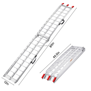 ट्रक रियर बिस्तर के लिए आर्केड डिजाइन एल्यूमीनियम मोटरसाइकिल लोडिंग रैंप - Product Image 3