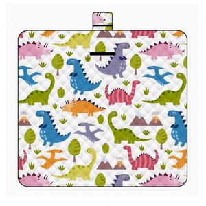 Wholesale Portable Polyester Pongee 80"*80" Extra Large Beach Picnic Mat Picnic Blanket for Camping - Product Image 1