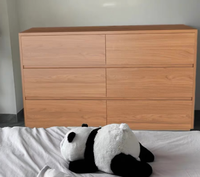 Meuble de bureau en teck de haute qualité, réglable en hauteur, design moderne, avec tiroir, disponible pour le bureau à domicile, l'appartement, la chambre à coucher