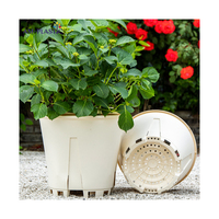 Pot de fleur en plastique double couleur durable fournitures de jardin domestique de tailles multiples pour la transplantation de plantes succulentes de pépinière jardinière de qualité supérieure