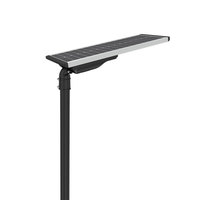 Lampe LED solaire de rue 50W à prix d'usine, 11000 LM, 220lm/W, éclairage énergétique