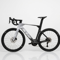 Vélo de course sur route en fibre de carbone 4LEAF, vente en gros directe d'usine, 24 vitesses, frein à disque hydraulique Shimano UT Di2, OEM CE