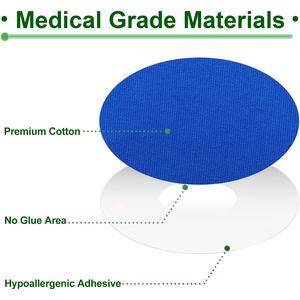 Cubiertas Impermeables para Sensores <span class=keywords><strong>Freestyle</strong></span>, Parches Adhesivos Flexibles para CGM, Libres de Látex, Larga Duración, Sin Pegamento en el Centro, Multicolores - Product Image 4