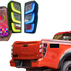 Systèmes d'éclairage pour camionnettes, <span class=keywords><strong>feux</strong></span> arrière <span class=keywords><strong>LED</strong></span>, lumière clignotante RGB, lampe arrière à eau courante colorée pour D-max 2020-2024 - Product Image 1