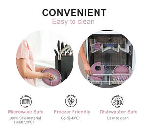 फूड ग्रेड सिलिकॉन टॉडलर टेबलवेयर बच्चों के टेबलवेयर फीडिंग फूड एब्जॉर्बेंट बेबी बिब ट्रे बाउल फोर्क बेबी फीडिंग सेट - Product Image 5