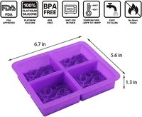 Moule à savon Cloud Cold Promold fait à la main 3.5oz Ocean Wave Silicone Moules à logo personnalisé Outils à gâteau Moule en silicone flexible pour bougies