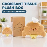 Porte-clés en peluche personnalisé Chef Croissant, adorable ours en peluche de dessin animé, pendentif de sac, cadeau de vacances, décoration intérieure, OEM ODM, faible MOQ