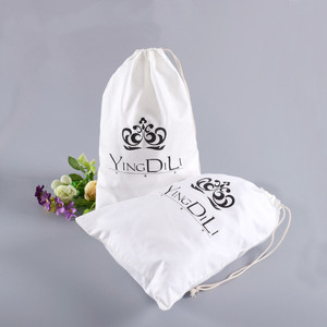 Bolsa de Algodón Reciclado de Lujo 100% para Ropa, con Cordón, Personalizable con Logotipo - Product Image 6