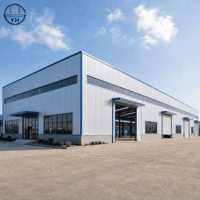 Entrepôt préfabriqué en structure métallique Atelier Usine |   Fabricant de bâtiments en acier galvanisé sur mesure avec structure en poutre H certifiée CE ISO
