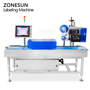 ZONESUN ZS-TB650 automatica frutta e verdura imballaggio alimentare pesatura macchina di stampa on-line etichettatrice - Product Image 5
