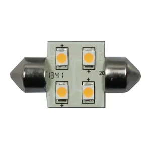 3SMD 4SMD 6SMD chips 42mm 31mm 37mm Festoon Base LED Light Bulb, S8 BA15D Bi-pin Marine auto bulbs