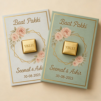 Tarjetas de Exhibición de Dulces para Fiestas con Logotipo Personalizado de Fábrica Certificada por FSC, Tarjetas de Embalaje de Chocolate para Bodas, Tarjetas Decorativas para Paquetes