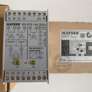 MAYSER Safety <b>Relay</b> SG-EFS104ZK2/1 Control Unit For Sensors With 1k2 - Product Image 2
