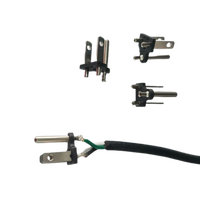 Câble d'alimentation CA US à 2 broches NEMA 1-15P vers IEC 320 C17 femelle pour adaptateur secteur / imprimante