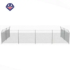 9 gauge aluminum chain link fence price / Aluminized Chain Link Fence Fabric