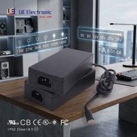 Alimentation électrique USB à charge rapide CB PSE UL 15W 36W 45W 100W 140W, adaptateur secteur AC/DC 5V 9V 12V 15V 20V 28V 1.25A 1.5A 2A
