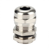 YIKWE YKW-EMC-M16 Presse-étoupe EMC en laiton nickelé étanche IP68 haute tension pour câbles de 5-10 mm