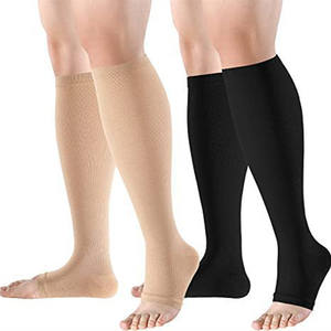 Mejores calcetines <span class=keywords><strong>de</strong></span> compresión <span class=keywords><strong>de</strong></span> pantorrilla <span class=keywords><strong>de</strong></span> punto transpirables hasta la rodilla para alivio del <span class=keywords><strong>dolor</strong></span>, 20-30mmHg, para <span class=keywords><strong>espinilla</strong></span>, para hombre y mujer, ideales para <span class=keywords><strong>correr</strong></span> en verano - Product Image 2