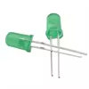 5mm LED lumière verte 0.06w 1.8-2.2v vert diffus pur en gros 525nm Led puces