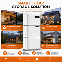 Offre Spéciale : Pack de Batteries LiFePO4 Hybrides 5,12 kWh pour Stockage d'Énergie Solaire sur Réseau, Compatible CAN, pour Systèmes d'Alimentation de Secours Résidentiels et Industriels