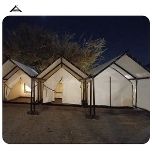 Tienda <span class=keywords><strong>de</strong></span> campaña <span class=keywords><strong>de</strong></span> lujo para 4 estaciones para 2-4 <span class=keywords><strong>personas</strong></span>, <span class=keywords><strong>casa</strong></span> pequeña prefabricada para exteriores, Glamping impermeable para Hotel familiar Safari Resort - Product Image 3