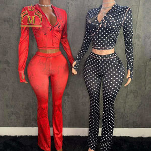 Nuovi Completi Trendy da Donna: <span class=keywords><strong>Giacca</strong></span> Crop con Cappuccio Stampata <span class=keywords><strong>e</strong></span> Pantaloni Lunghi, Set Casual a Due Pezzi con Cappuccio, Abbigliamento Femminile 2026 - Product Image 1