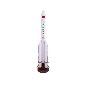Modèle de fusée aérospatiale chinoise à l'échelle 1:1 en métal, objet décoratif pour exposition extérieure - Product Image 1