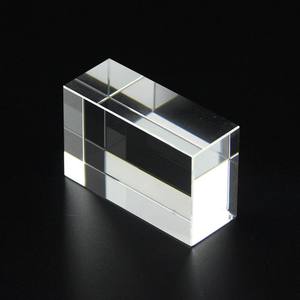 Guangzhou Vente en gros Verre de cristal clair Cube de cristal vierge k9 Cube de cristal vierge pour machines de gravure laser - Product Image 1