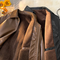Blouson bomber vintage pour homme, imprimé sur mesure, chaud pour l'hiver, avec doublure en polaire polyester, service OEM disponible