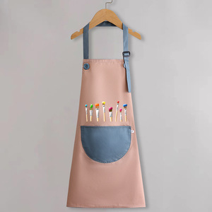 <span class=keywords><strong>Delantal</strong></span> de dibujo a prueba de agua personalizado a la moda para niños, <span class=keywords><strong>delantal</strong></span> de pintura para estudio antiincrustante para niños con bolsillo - Product Image 5