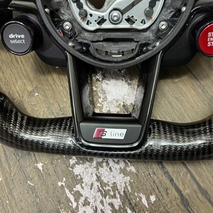 Volant en fibre de carbone personnalisé au <span class=keywords><strong>prix</strong></span> d'usine pour <span class=keywords><strong>Audi</strong></span> RS4 <span class=keywords><strong>RS</strong></span> R8 RS3 C7 S3 B8 B9 A3 A4 A5 A6 A7 Q3 Q5 Q7 S4 S5 S6 S4 avec LED - Product Image 5