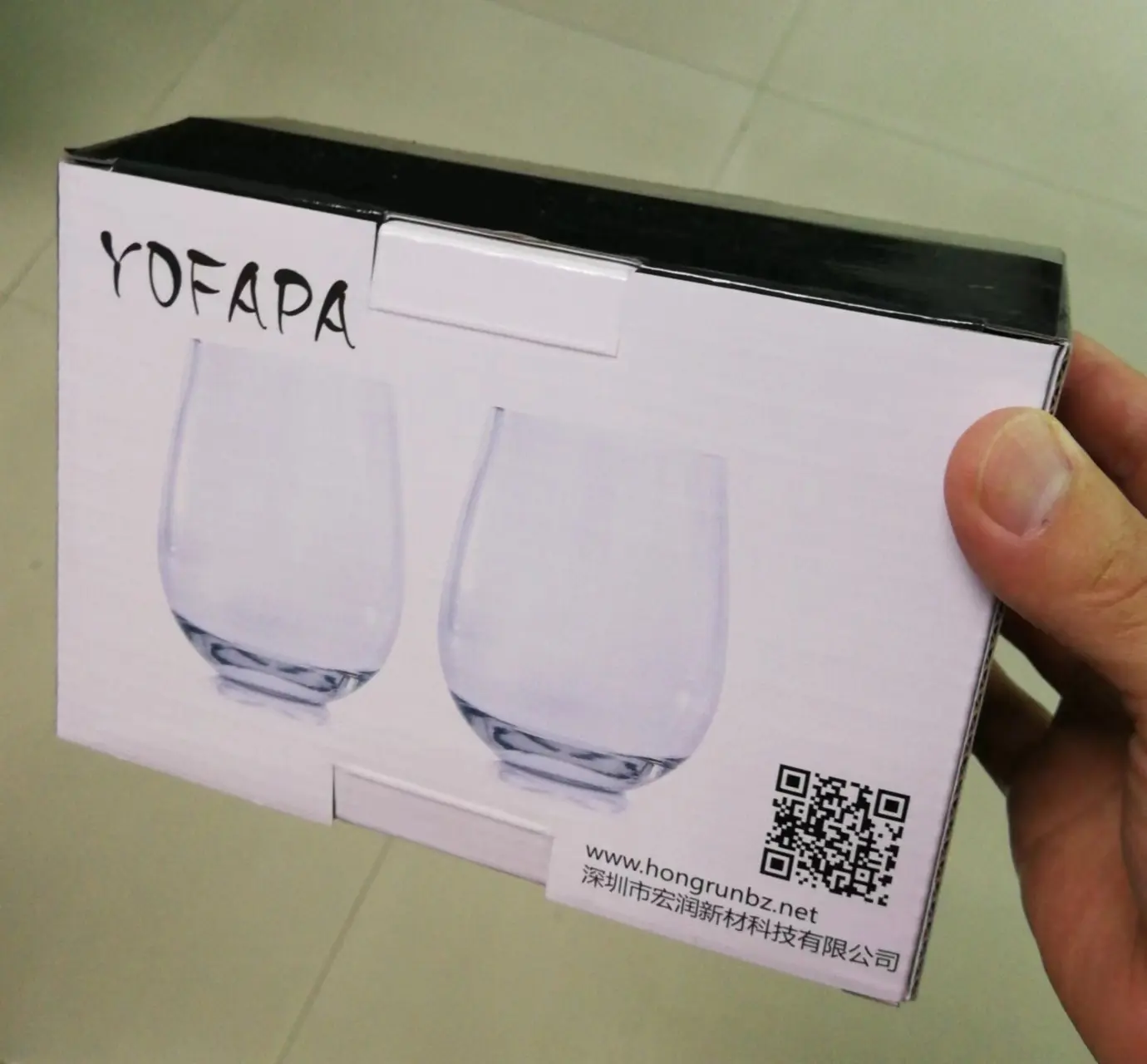 Yofapa Merk 16Oz Tritan Dikke Bodem Plastic Wijnglazen