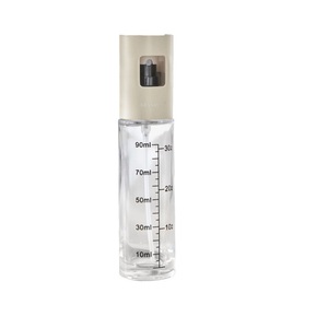 Glass Cylinder <b>Spray</b> <b>Bottle</b> 100ml with Measurement Marks Minimalist Design See Through <b>Travel</b> Storage for Oil - Product Image 1