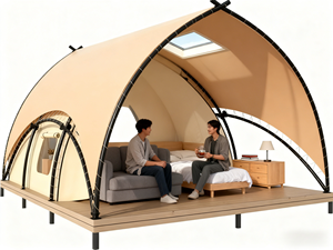 Outdoor Camping <b>Tents</b> Double Four-season 5x7m Windproof Rainproof Breathable UV Protection High-end <b>Large</b>-scale Manufacturer - Product Image 2
