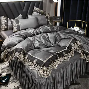 Stylish Set De Sabana Y Comfort High Quality Bed Linens Quilt Wholesale Contemporary Lace Bedding Sets Luxury 4 Piece
